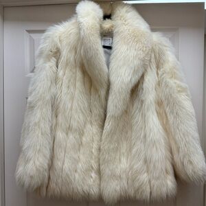 SAGA FUR COATIN CREAM COLOR - L